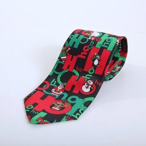 Holiday Traditions by Hallmark Ho Ho Ho Christmas Tie